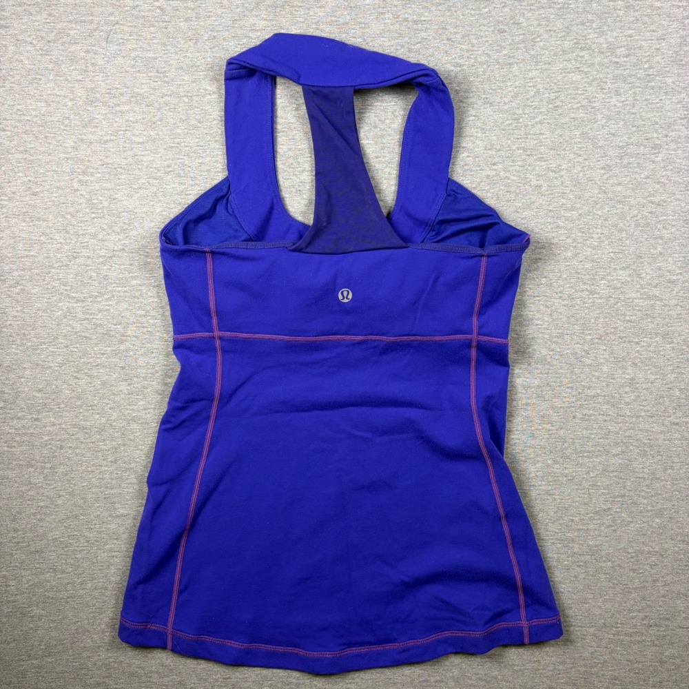 Lululemon Tank Top Y2K Racerback Purple Size 6 (No Padding)